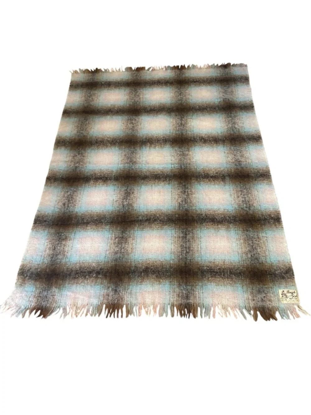 Royal Scot mohair and wool throw